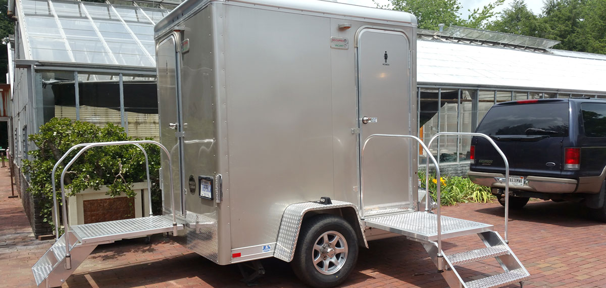 Indy Luxury Restroom Trailer rentals private homes and wedding parties