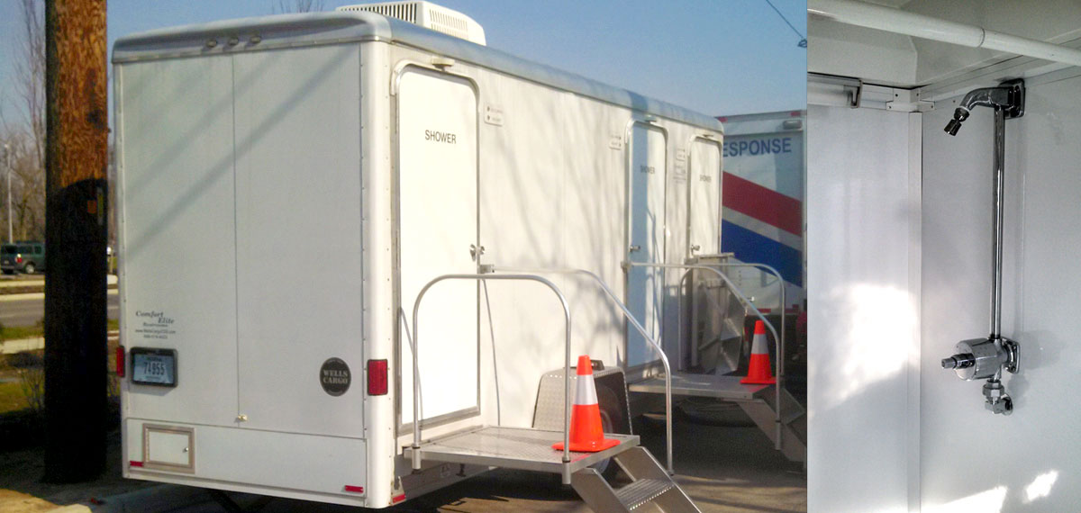 Indy portables shower trailer rentals